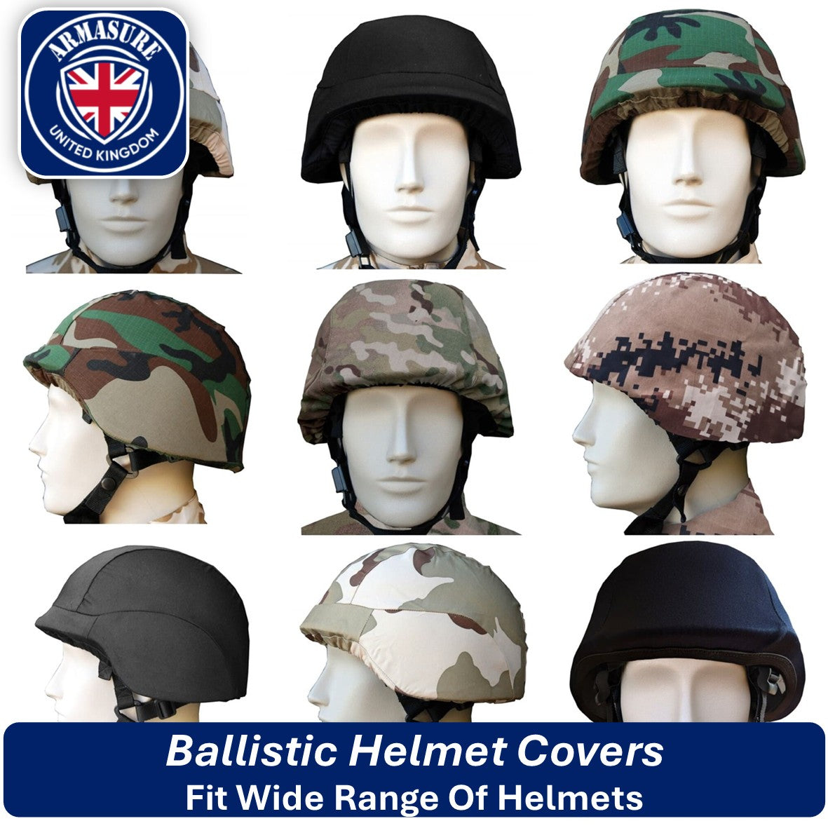 Ballistic Helmet Covers - Inc PASGT, MICH